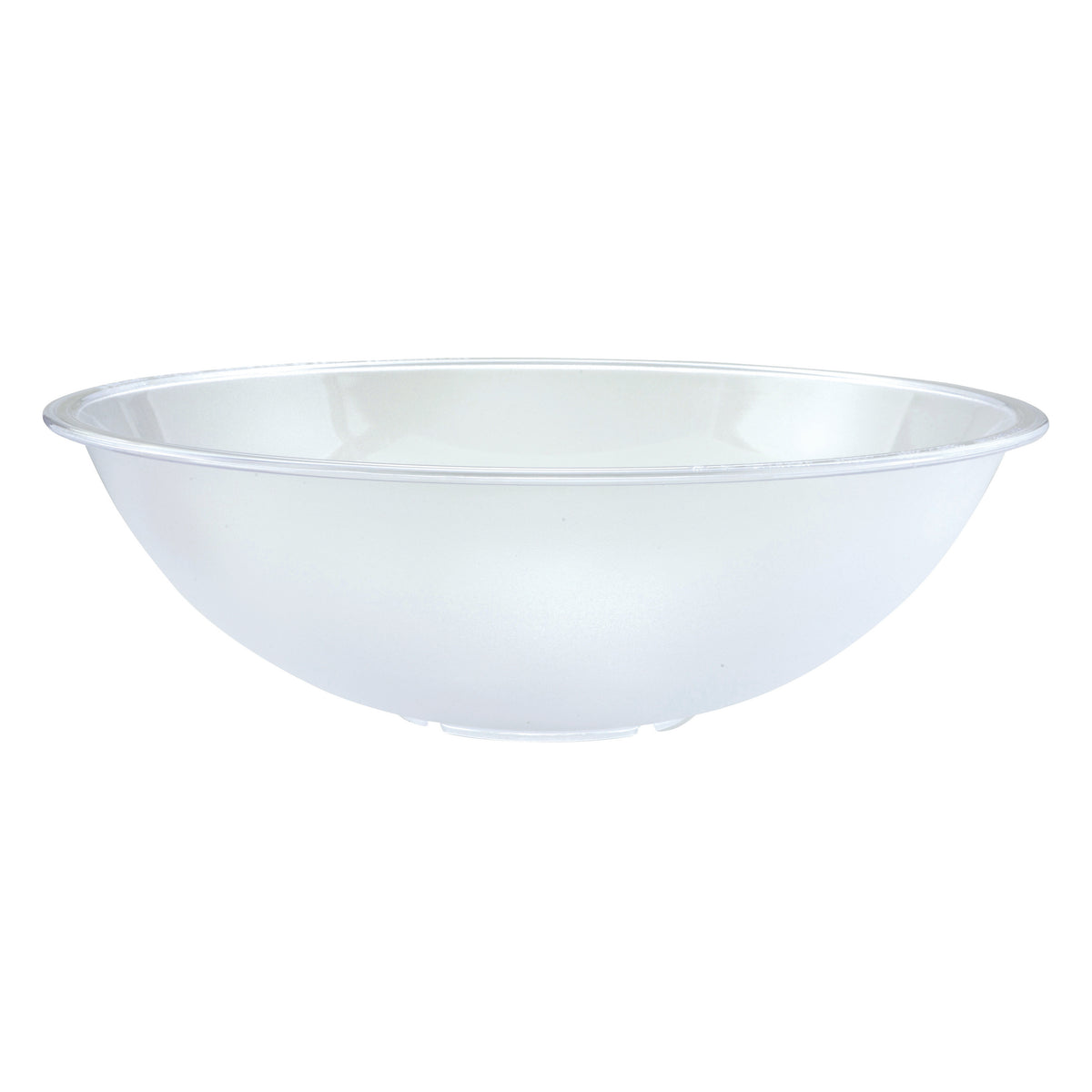 Winco PBB-18 Polycarbonate 18" Round Pebbled Salad Bowl