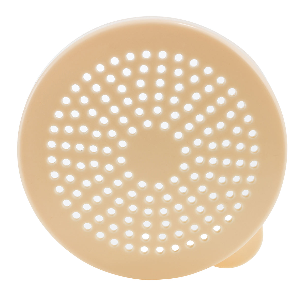 Winco PDG-BL 10 oz Beige Plastic Dredge Lid, Perforated Top, NSF, Fits PDG-10 & PDG-10AC - 6/Pack