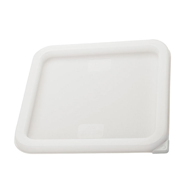 Winco PECC-M White Medium Food Container Cover, Polyethylene | 9.13" Wide