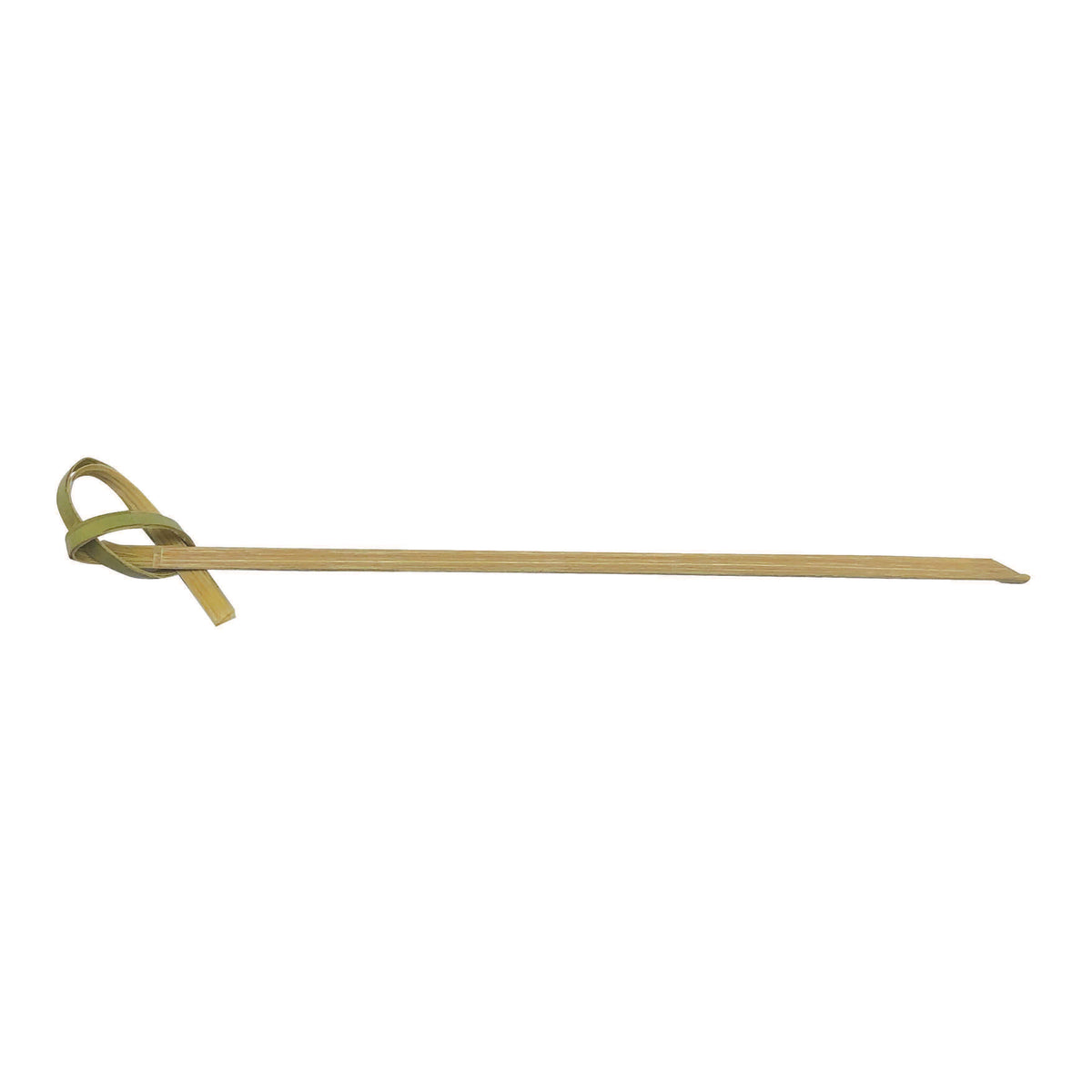Winco PK-KT4 Bamboo Food Picks, 4" Long Knotted Top, Natural Bamboo - 100/Pack