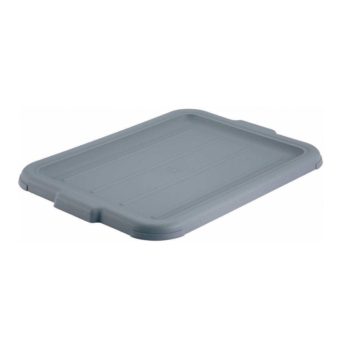 Winco PL-8C Polypropylene Gray Nesting Lug Cover | 0" Wide