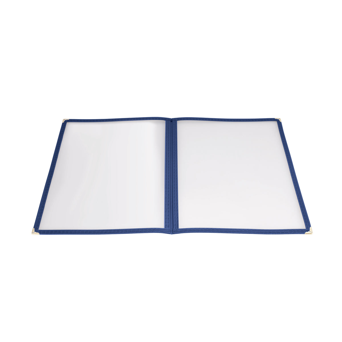Winco PMCD-9B Menu Cover, Double Fold, Overall 9-3/8" X 12-1/8", Holds 8-1/2" X 11" Paper | plastic