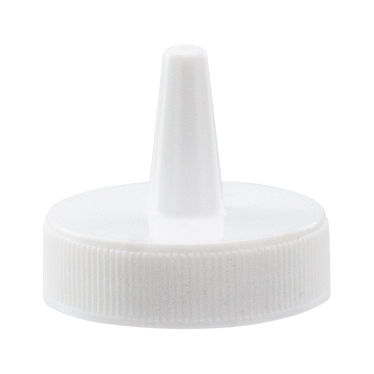 Winco PSB-C-LID Transparent Squeeze Bottle Lid, Standard Top, Single Tip, Plastic, 60 Pack - 1 Dozen