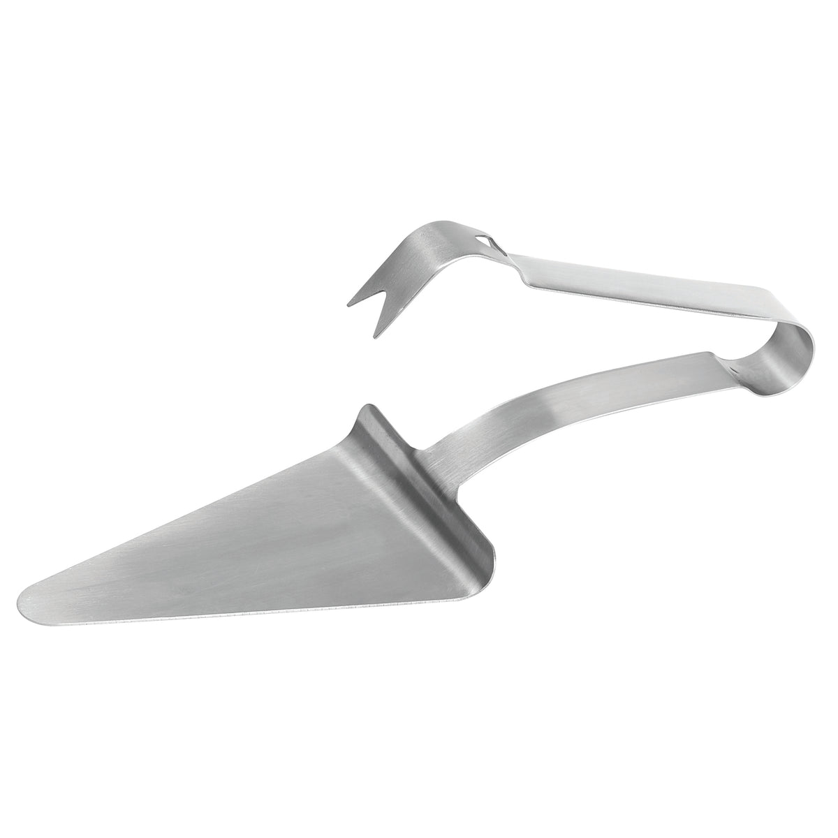 Winco PZG-6 Stainless Steel 5-1/2" x 4-1/2" Pizza Serving Tongs