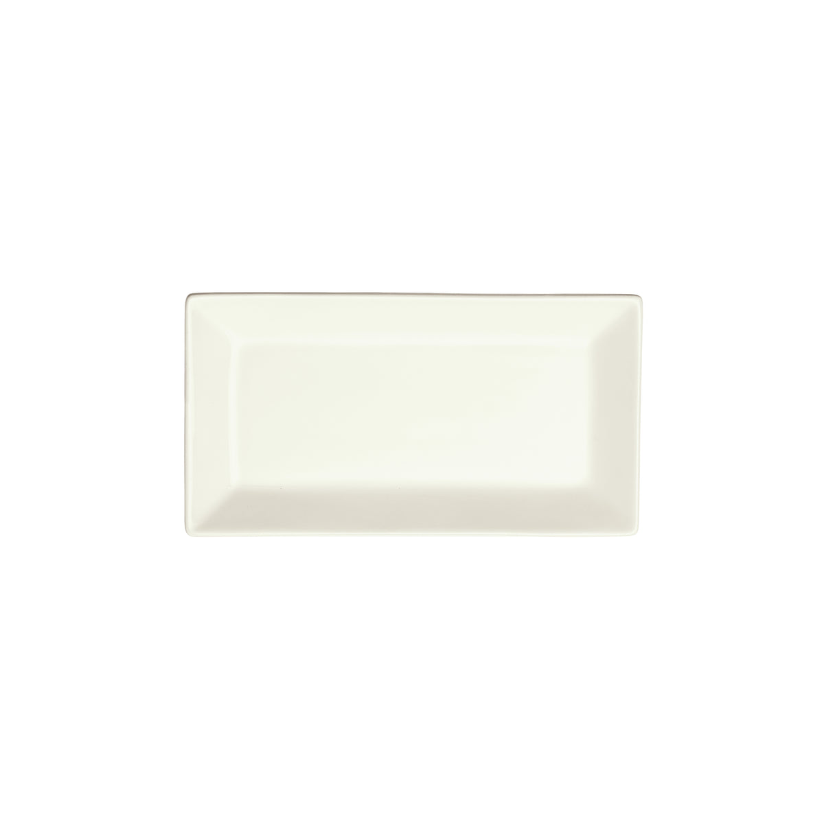 Winco RPR-85-AW Rectangular Porcelain China Platter, 8-1/2" W x 4-1/2" D x -3/4" H, White Finish, 1 Dozen