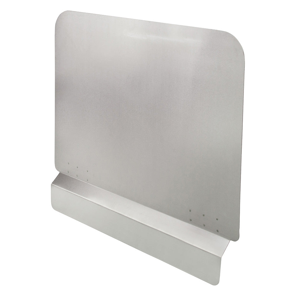 Winco SFSG-2018 Stainless Steel 20 1/2" x 18" x 1" Splash Guard for Fryers