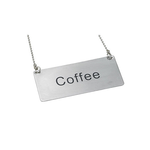 Winco SGN-203 Beverage Chain Sign, "Coffee"