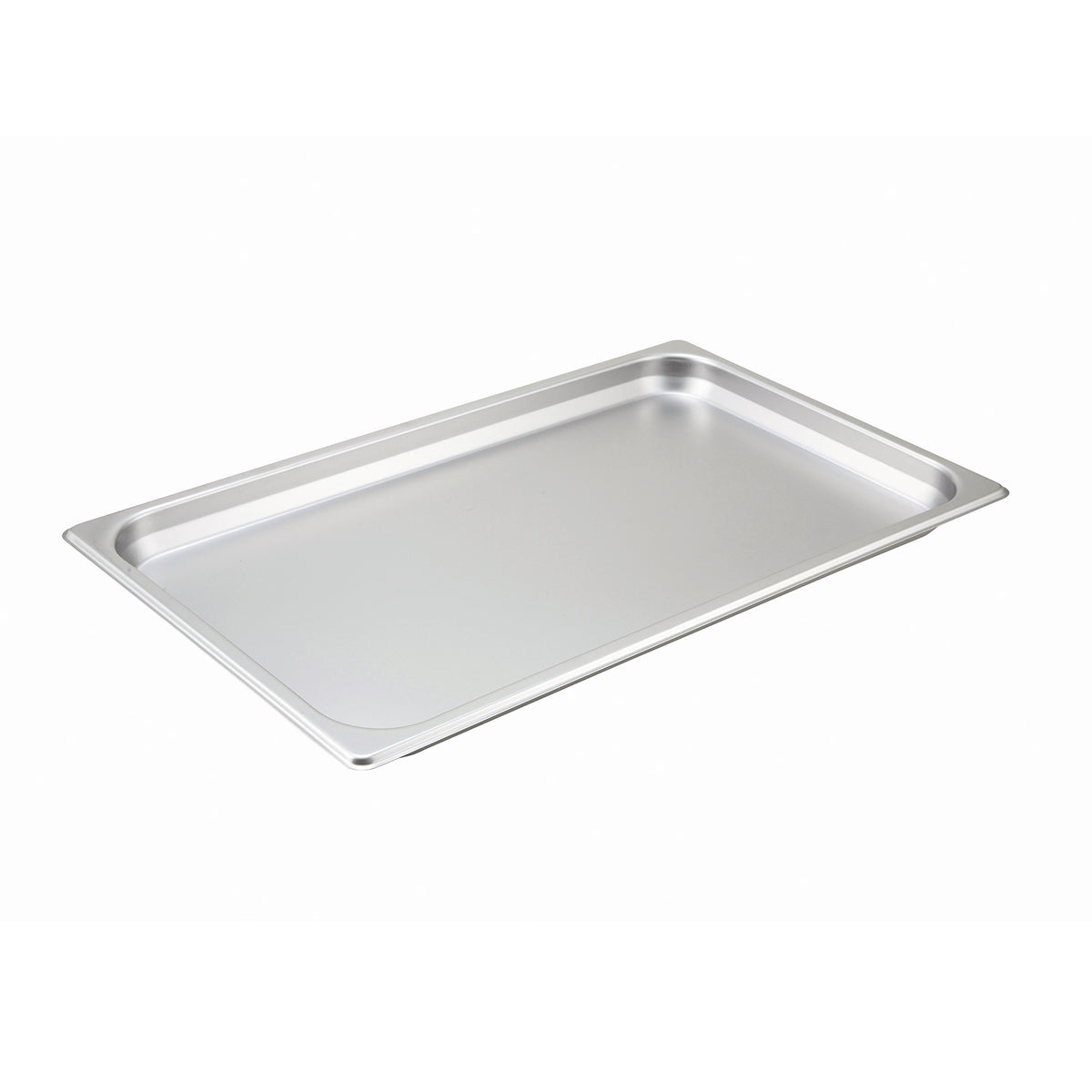 Winco SPF1 1 1/4" Deep Full Size Standard Weight Stainless Steel Steam Table Pan