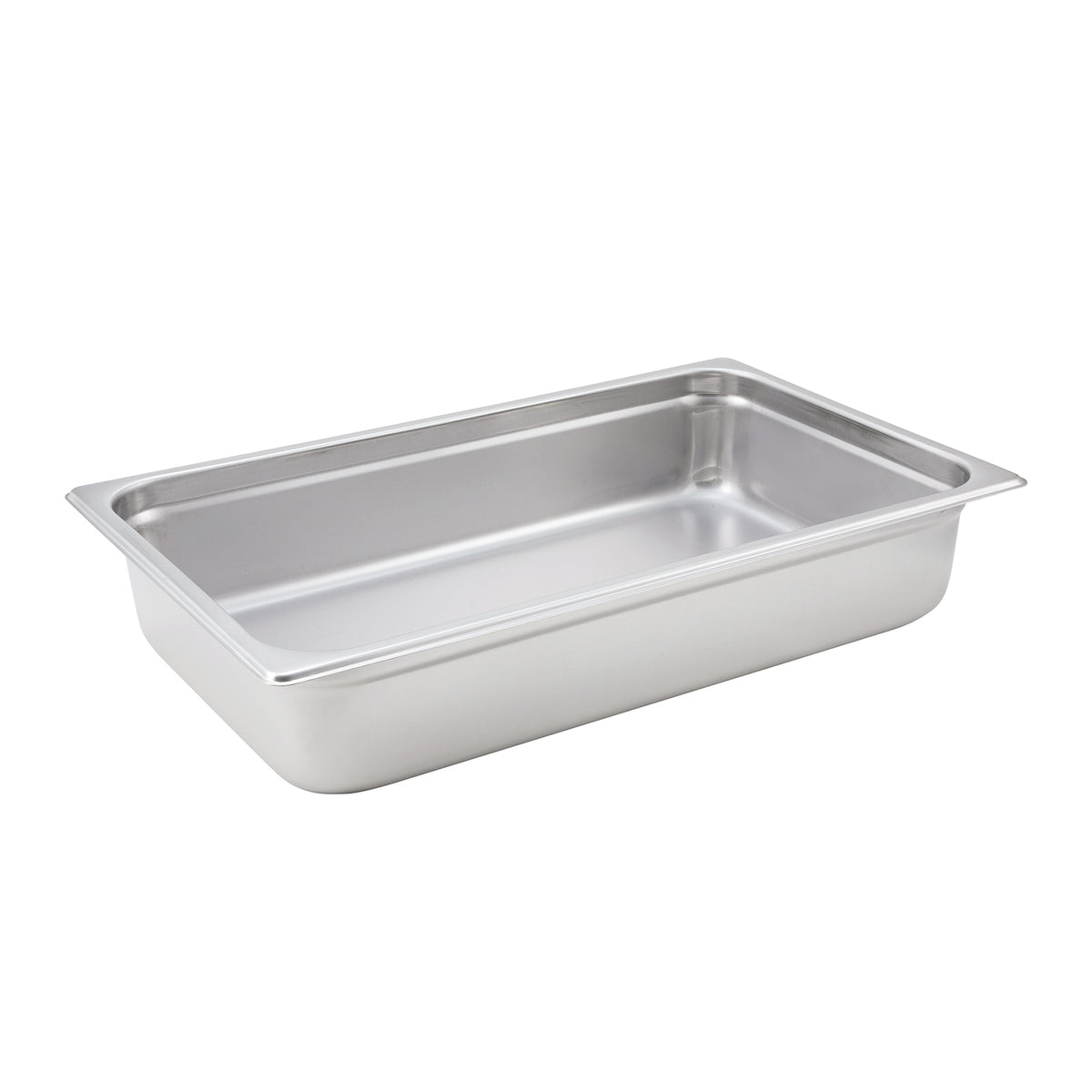 Winco SPJH-104 22 Gauge 4" Full Size Steam Table Pan / Hotel Pan