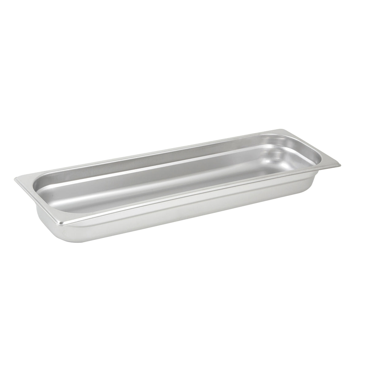 Winco SPJL-2HL 2 1/2" Deep Stainless Steel Anti-Jam 1/2 Size Steam Table Pan