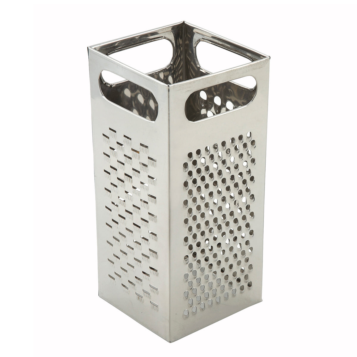 Winco SQG-4 9" x 4" Four Sided Stainless Steel Box Grater | all stainless steel