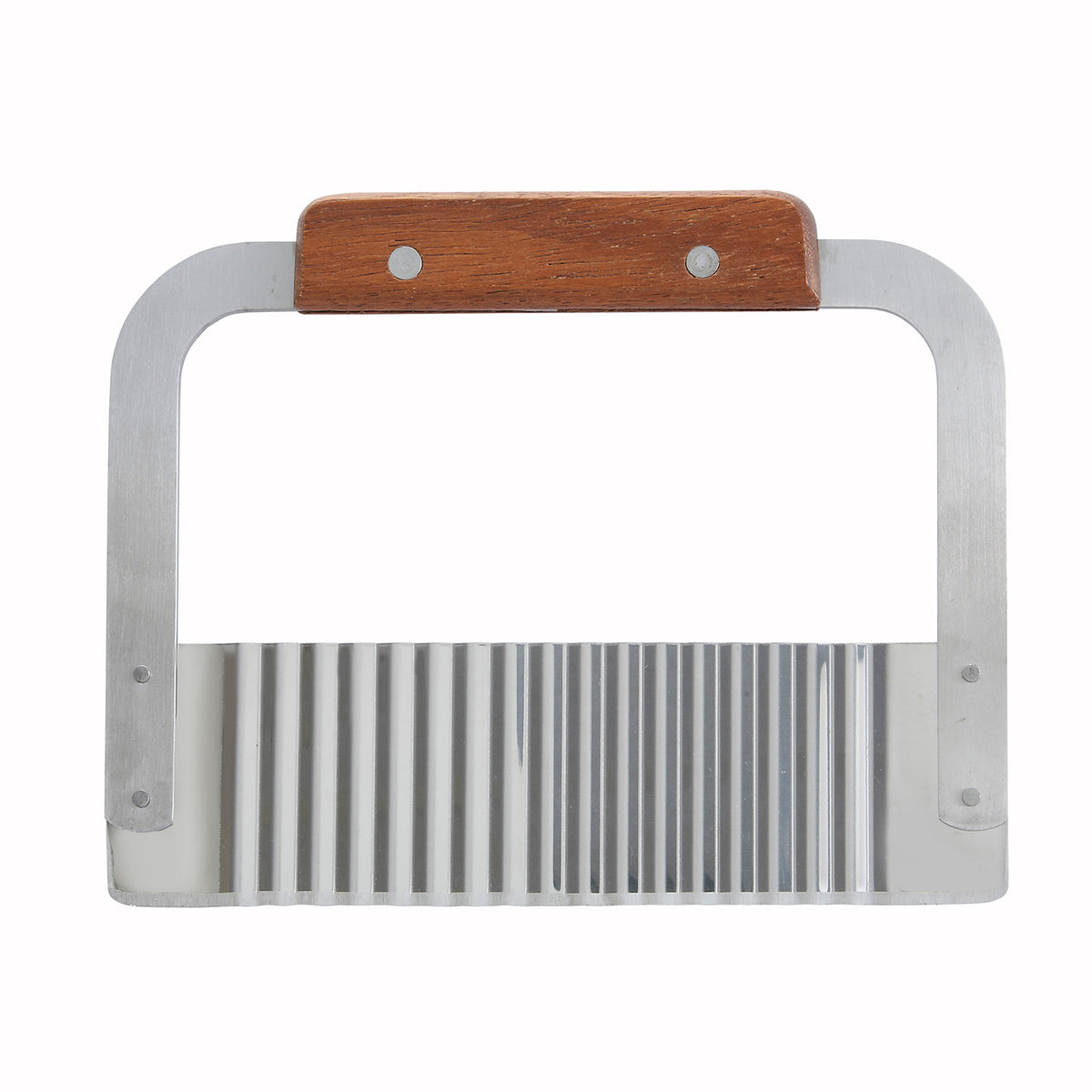 Winco SRT-7 Serrator, 7", Stainless Steel, Wood Handle