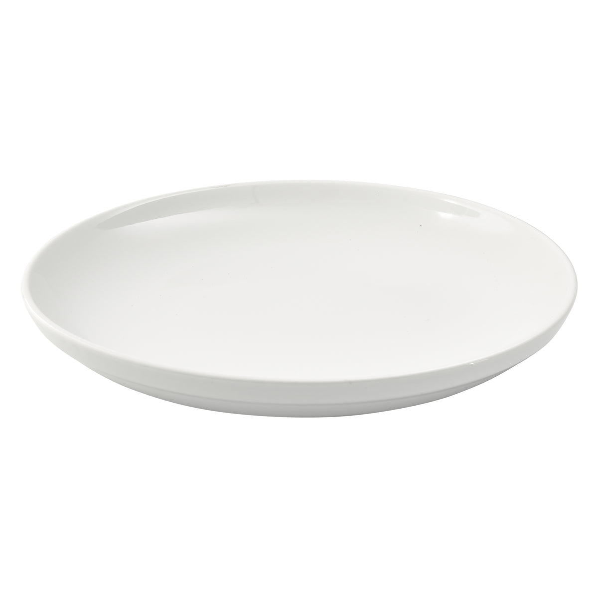 Winco SSB-62 Specialty Salad Bowl, 12" Diameter, 62 oz Capacity, Round White Porcelain - 1 Dozen