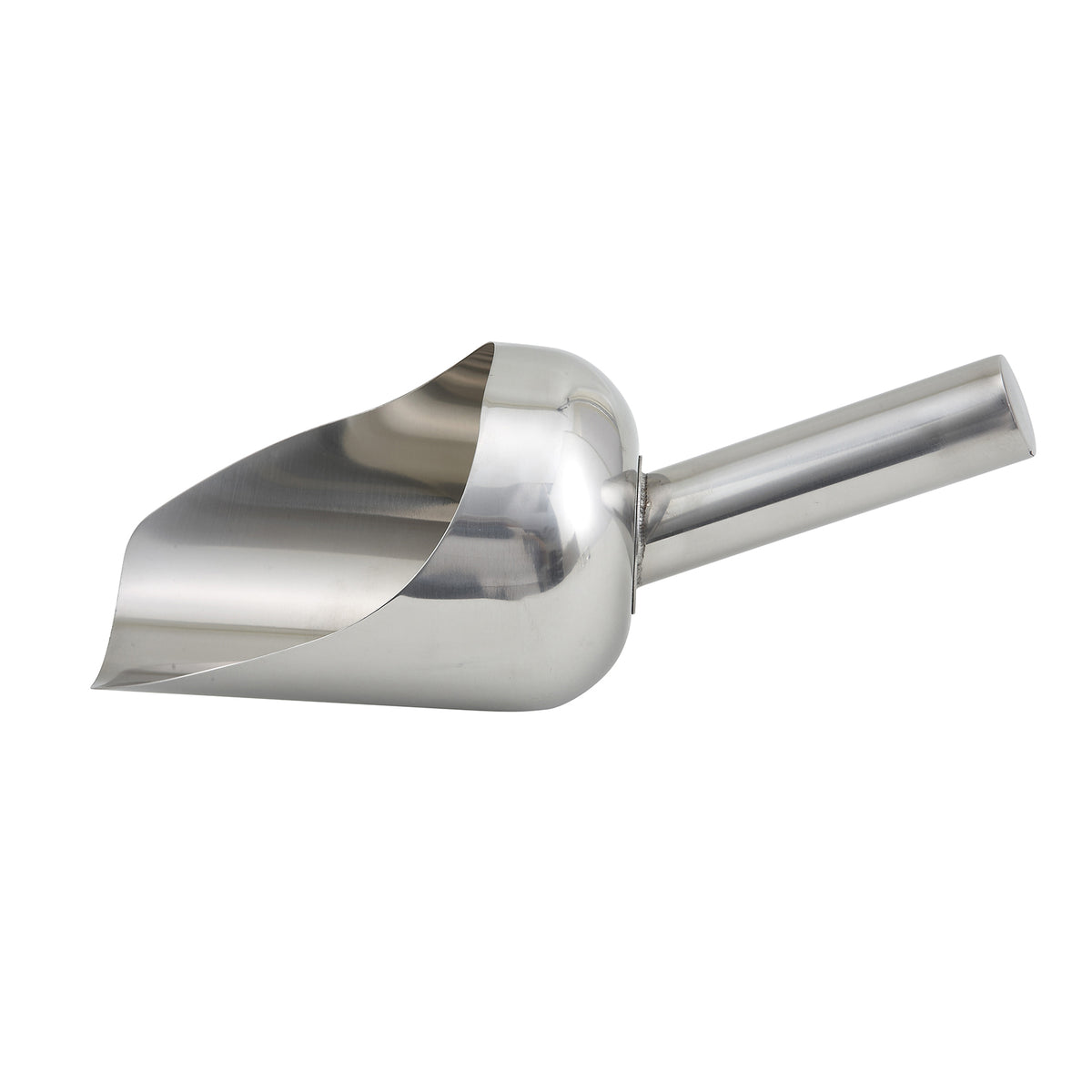 Winco SSC-2 Utility Scoop, 1 Qt., Stainless Steel | 30 - 38 oz