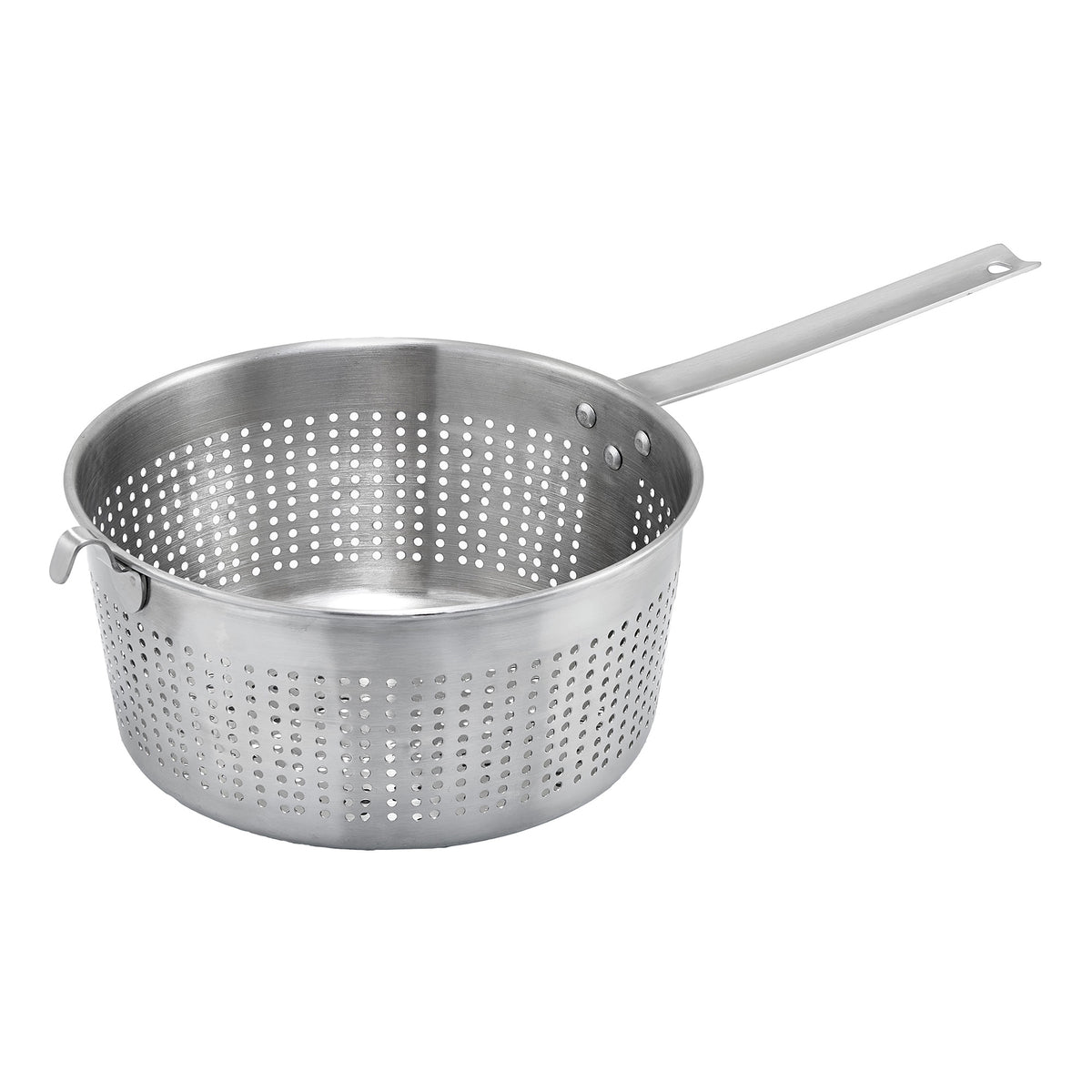 Winco SSS-3 8.5" x 4" Stainless Steel Spaghetti Strainer - Round