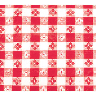 Winco TBCO-70R Table Cloth, 52"L X 70"W, Rectangular, Pvc Material With Cotton Lining | 4.25 ga. vinyl, w/flannel backing
