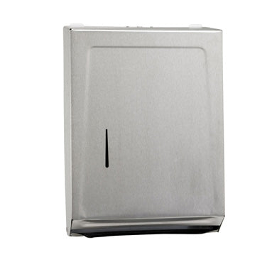 Winco TD-700 Stainless Steel Wall Mounted Towel Cabinet - Stainless Steel | 11.02" Wide