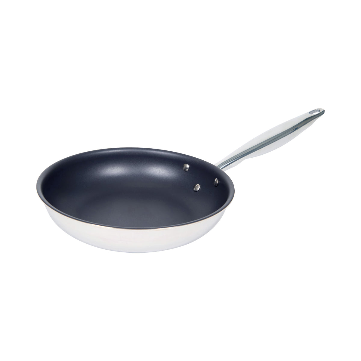 Winco TGFP-8PR 8" Fry Pan, Induction Ready, Non-Stick, 18/8 Stainless Steel, PFAS-Free