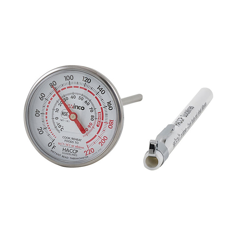 Winco TMT-IR1 Pocket Instant Read Thermometer, Temperature Range 0° To 220° F