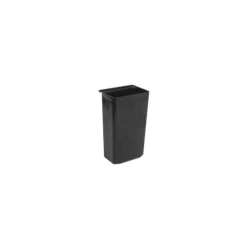 Winco UC-RB Refuse Bin, 13-1/5"W X 9-2/3"D X 22"H, Plastic, Black (for UC-2415 & UC-3019)