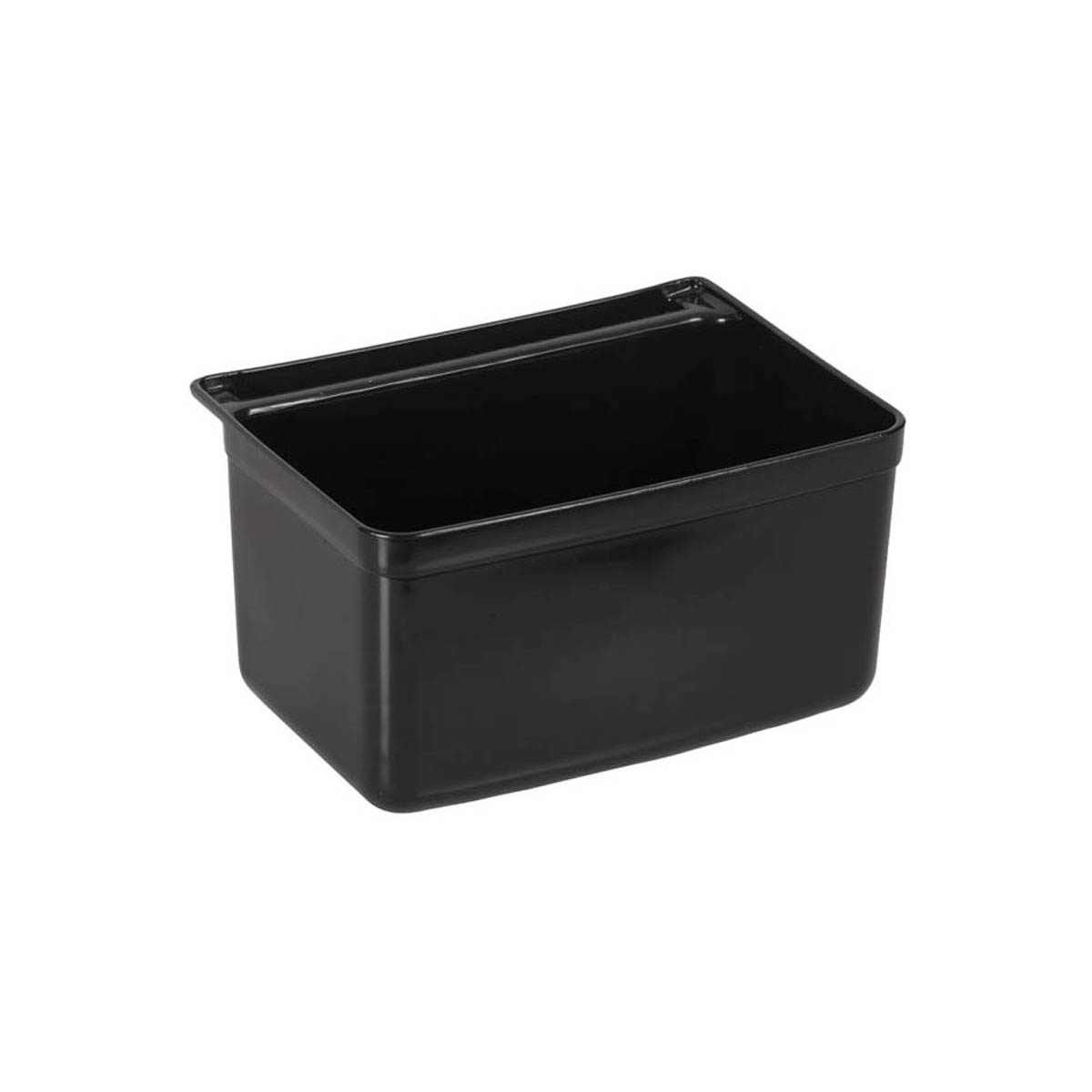 Winco UC-SB Black Plastic Silverware Bin for Bus Cart
