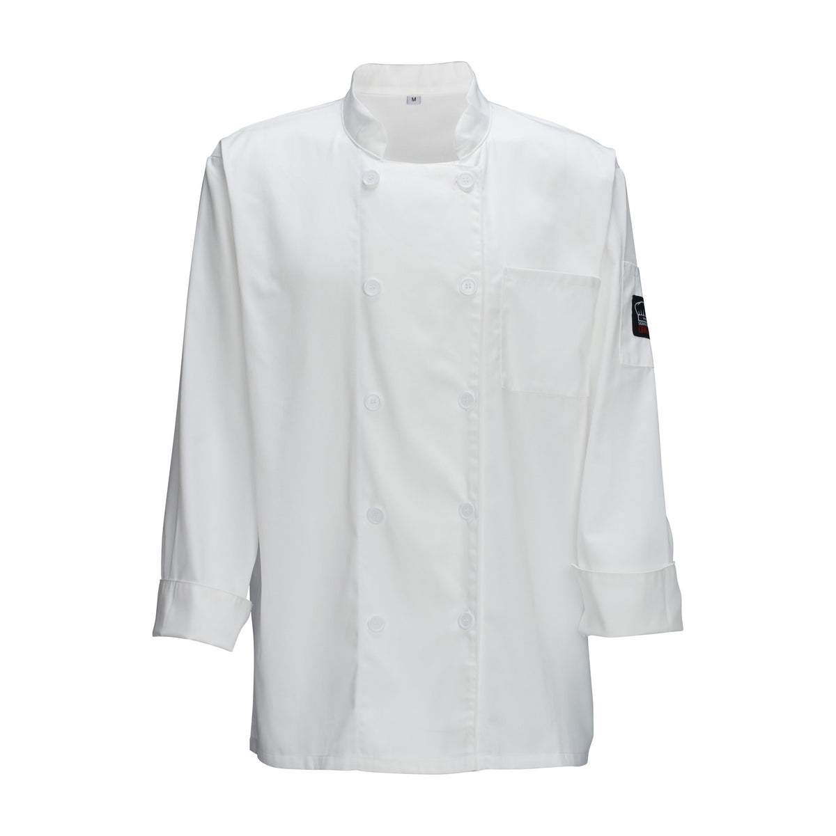 Winco UNF-5W3XL Chef Jacket, Universal Fit, white, 3XL | poly/cotton