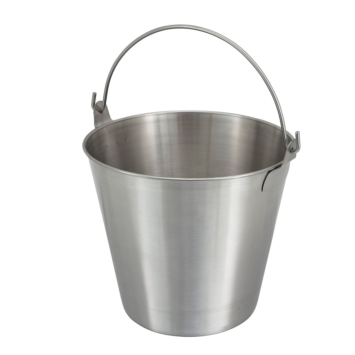 Winco UP-13 13 Qt. Stainless Steel Utility Pail with Handle | 11 - 20 qt