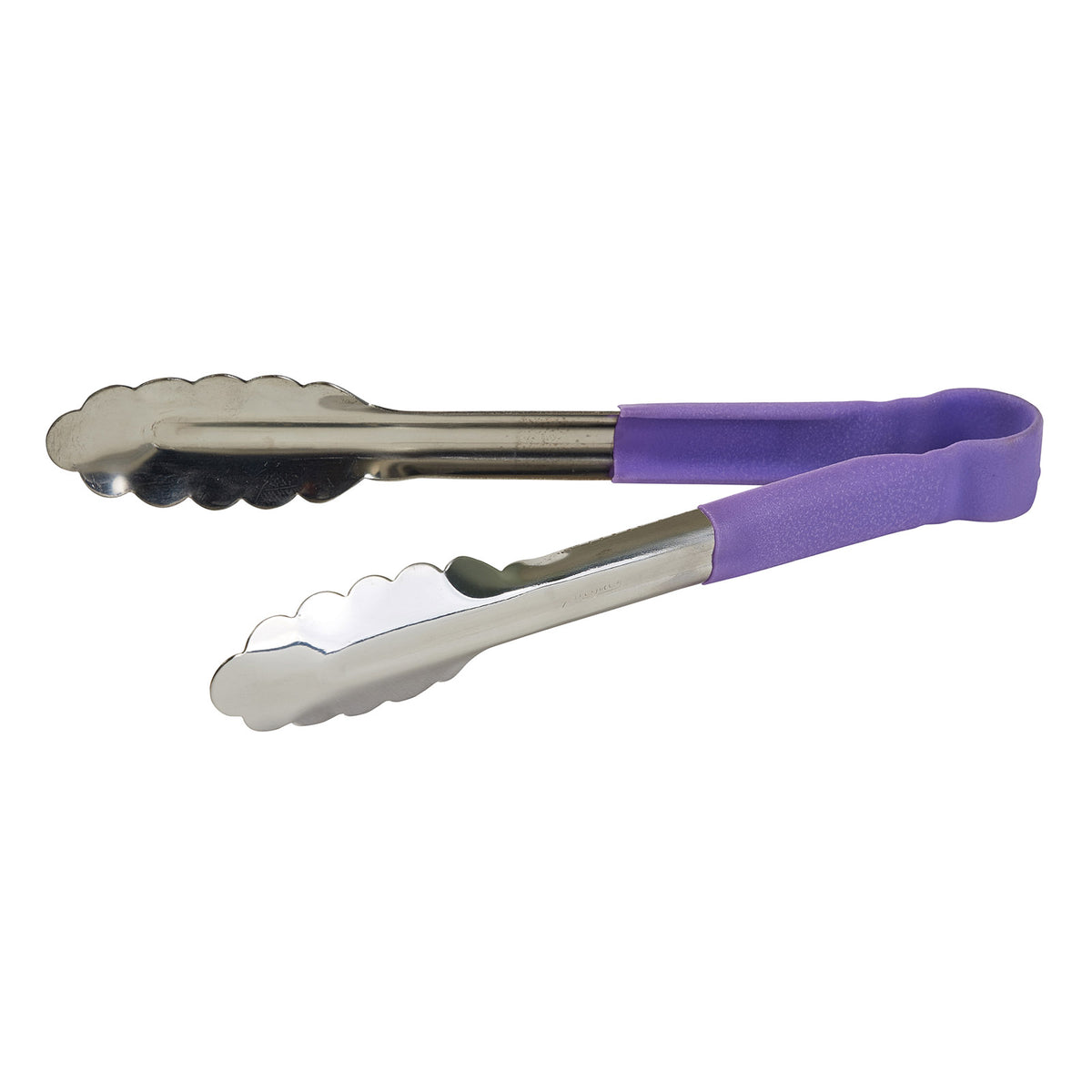 Winco UTPH-16P Utility Tongs, 16", 1 Pc., Allergen Free, Non-Slip, Purple