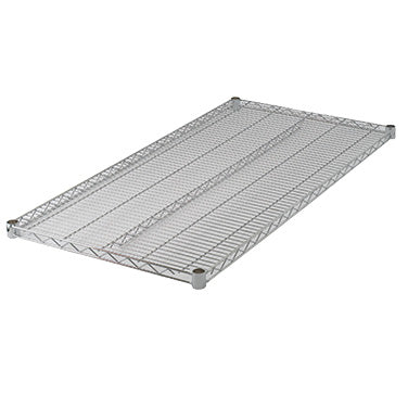 Winco VC-2454 54" x 24" Chrome Plated Wire Shelf, Includes: (4) Sleeve Clips Per Shelf