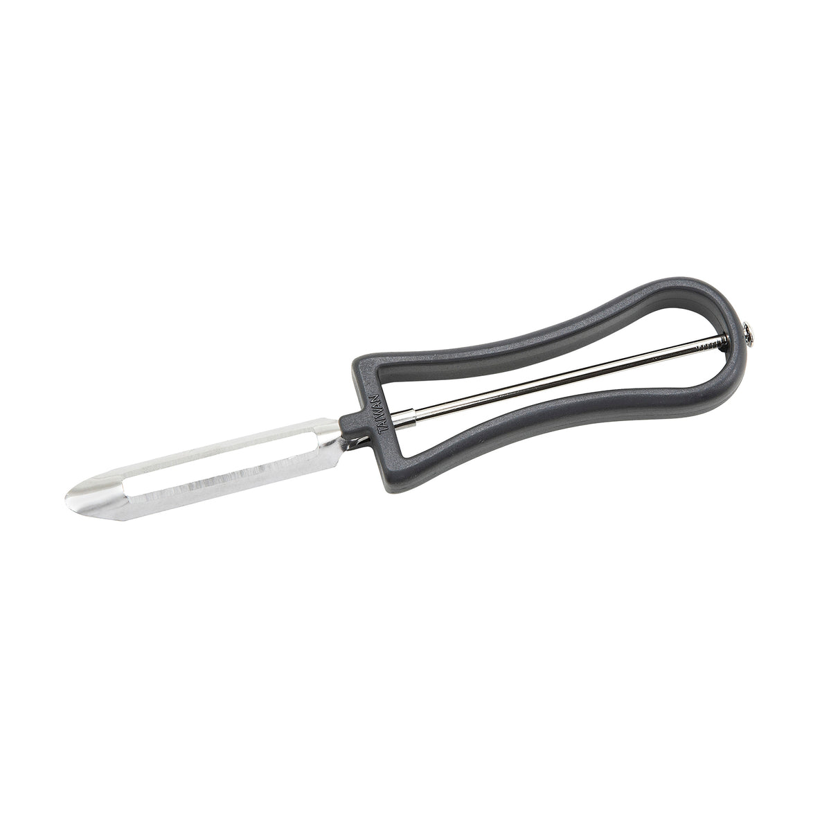 Winco VP-2 6-Inch Carded Vegetable Peeler with Plastic Handle, Smooth Edge - 1 Dozen