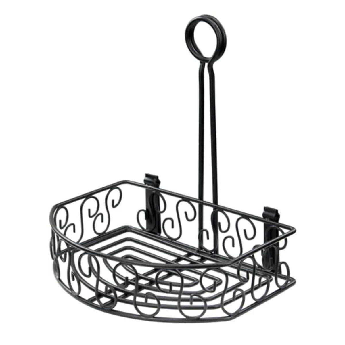 Winco WBKH-6SB 8 1/4" x 6 1/4" Straight Back Wire Caddy