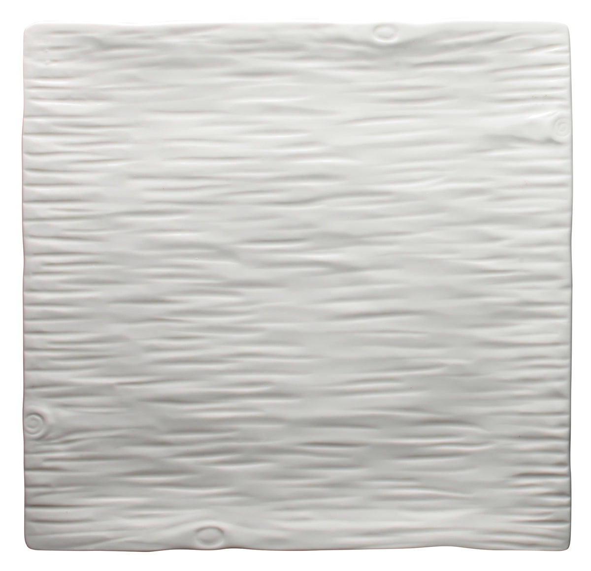 Winco WDP002-205 Dalmata 10-1/4" Porc. Platter, Creamy White, Woodgrain, Dishwasher-Safe - 3/Pack | porcelain