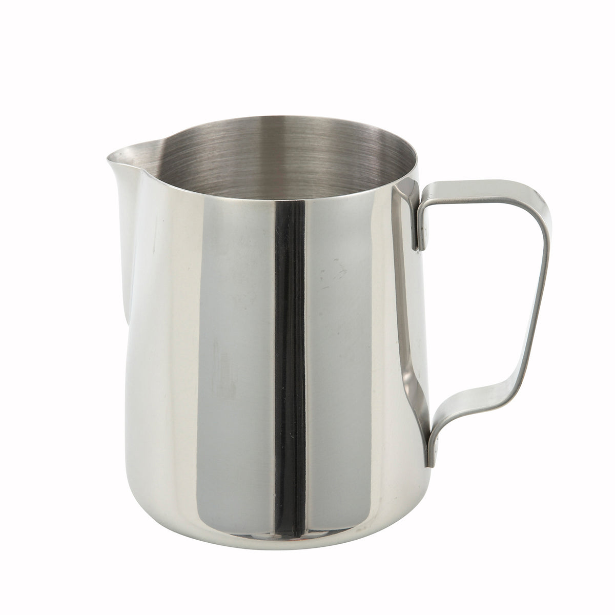 Winco WP-33 33 oz. Stainless Steel Frothing Pitcher - Stainless Steel | 32 - 63 oz