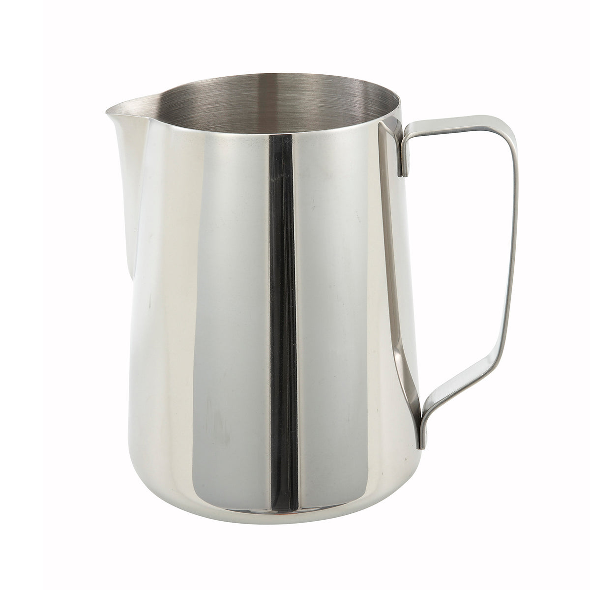 Winco WP-50 50 oz. Frothing Pitcher - Stainless Steel | 32 - 63 oz