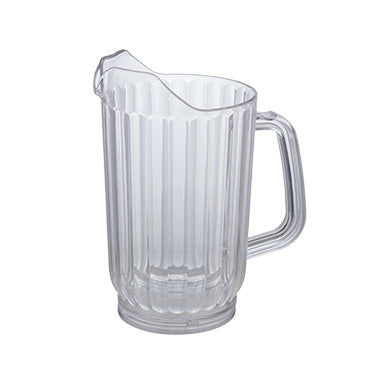 Winco WPC-48 48 oz. Clear Polycarbonate Water Pitcher | 32 - 63 oz