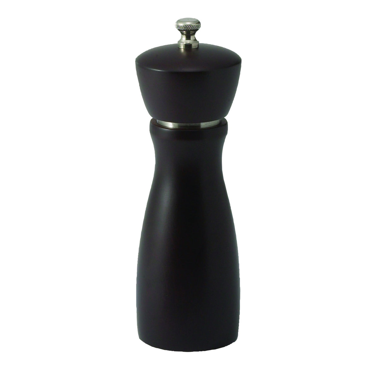 Winco WPM-6CD 6" Maestro Modern Pepper Mill / Modern Espresso | wood