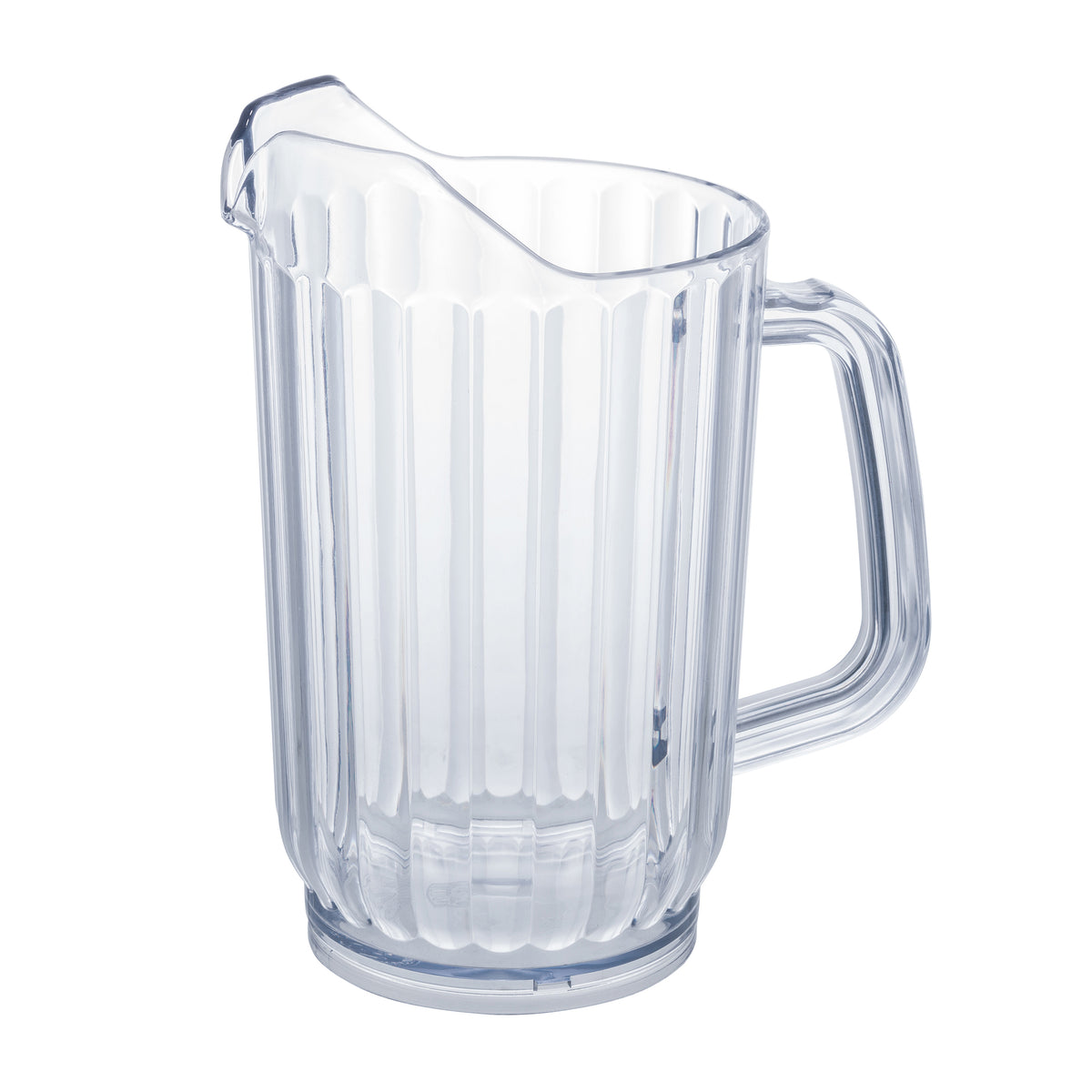 Winco WPS-32 32-oz Clear SAN Plastic Water Pitcher with Handle, BPA-Free, 10-31 oz Capacity - 4/Pack | 10 - 31 oz