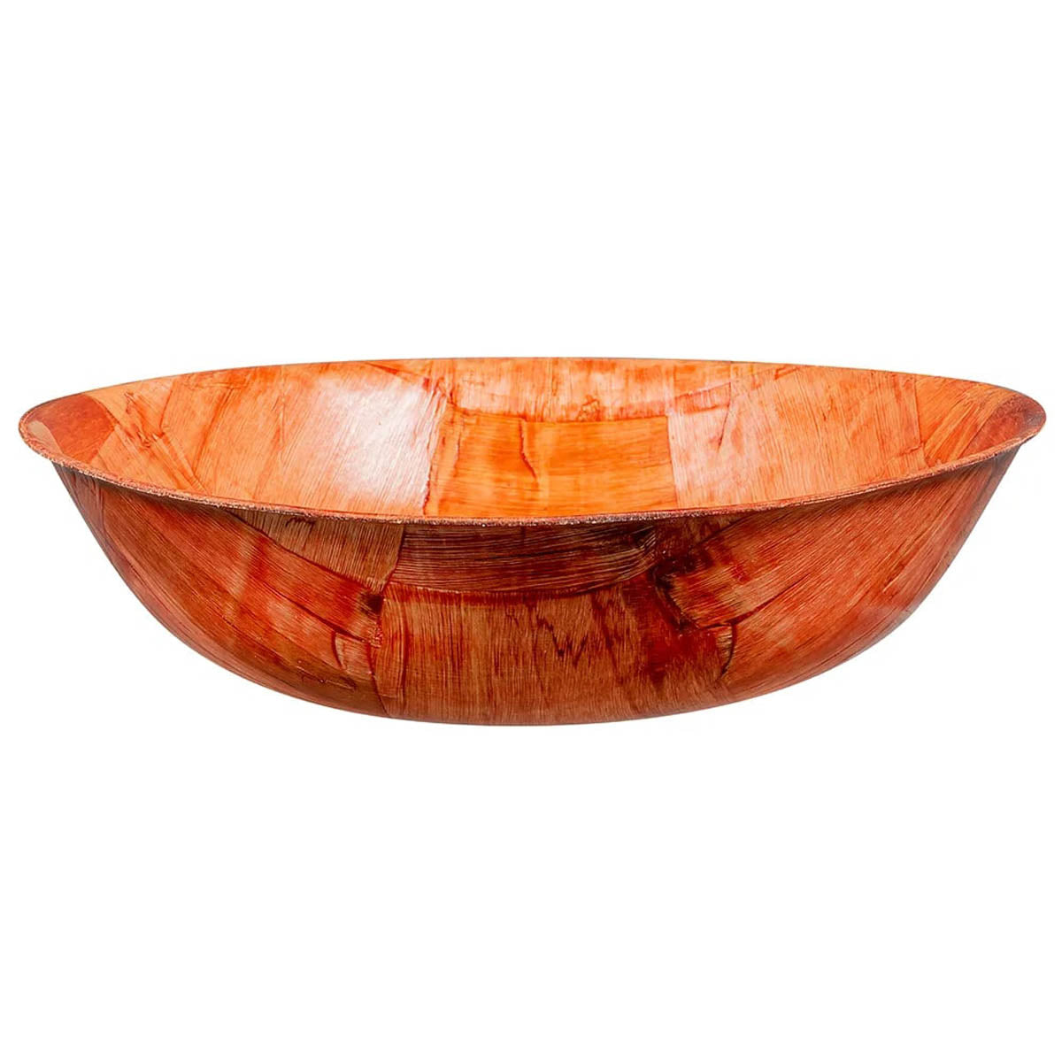 Winco WWB-8 8" Round Salad Bowl, Woven Wood