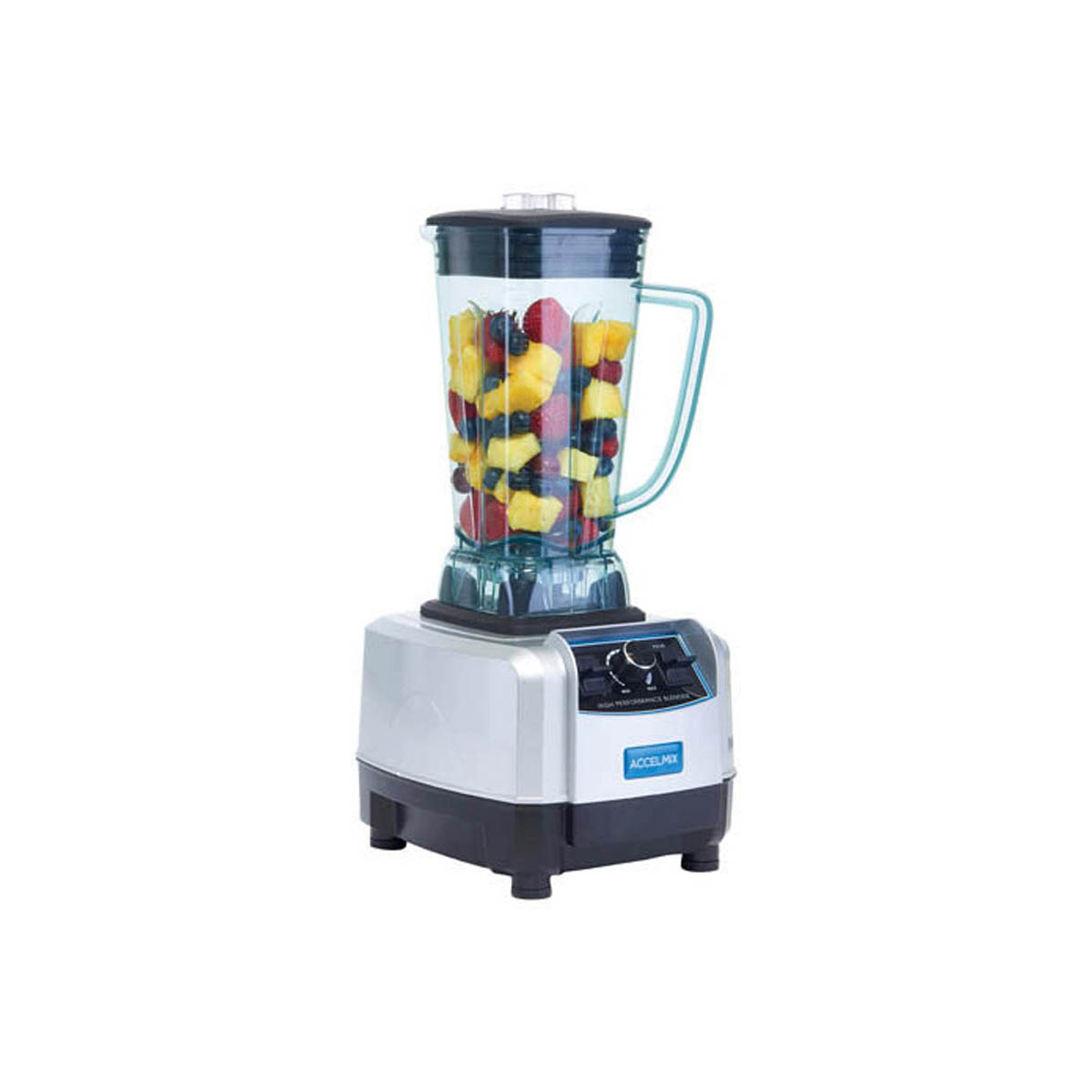 Winco XLB-1000 Blender, 68 oz Tritan Container, 10" Width, 2 hp 1450 W Motor, Speed, Painted - Set