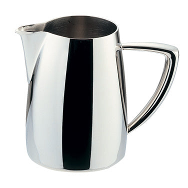 Winco Z-MC-C05 Cadenza Monte Carlo 5 oz. Stainless Steel Creamer, Mirror Finish | 4 - 5 oz