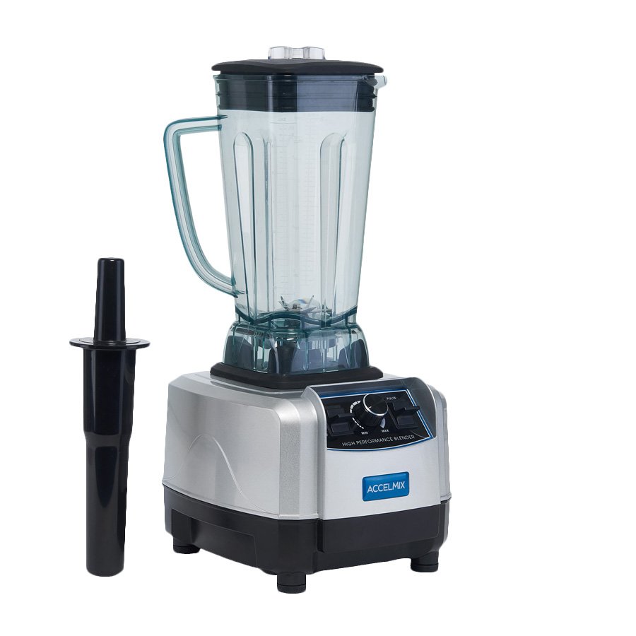 Winco XLB-1000 Blender, 68 oz Tritan Container, 10" Width, 2 hp 1450 W Motor, Speed, Painted - Set
