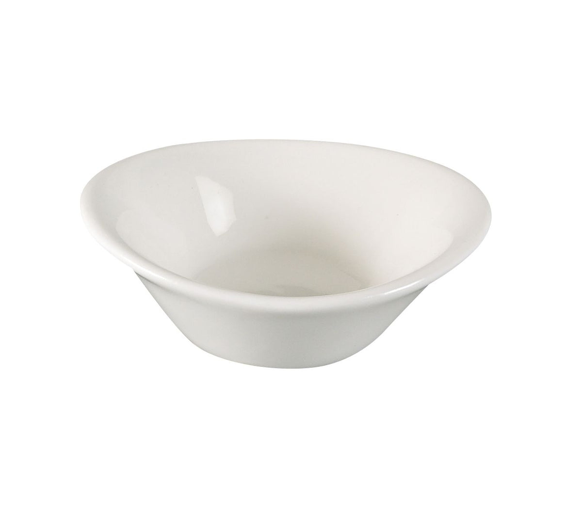 Yanco AC-006 - 3" Round Porcelain Condiment Bowl, 2 oz, Super White, Dishwasher Safe - Case of 72