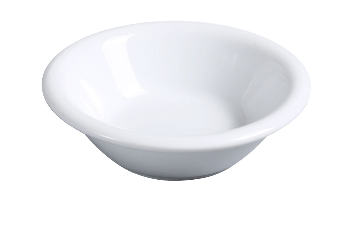 Yanco AC-11 - White Porcelain Fruit Bowl, 4" Dia, 5 oz, Dishwasher/Oven/Microwave Safe - Case of 36