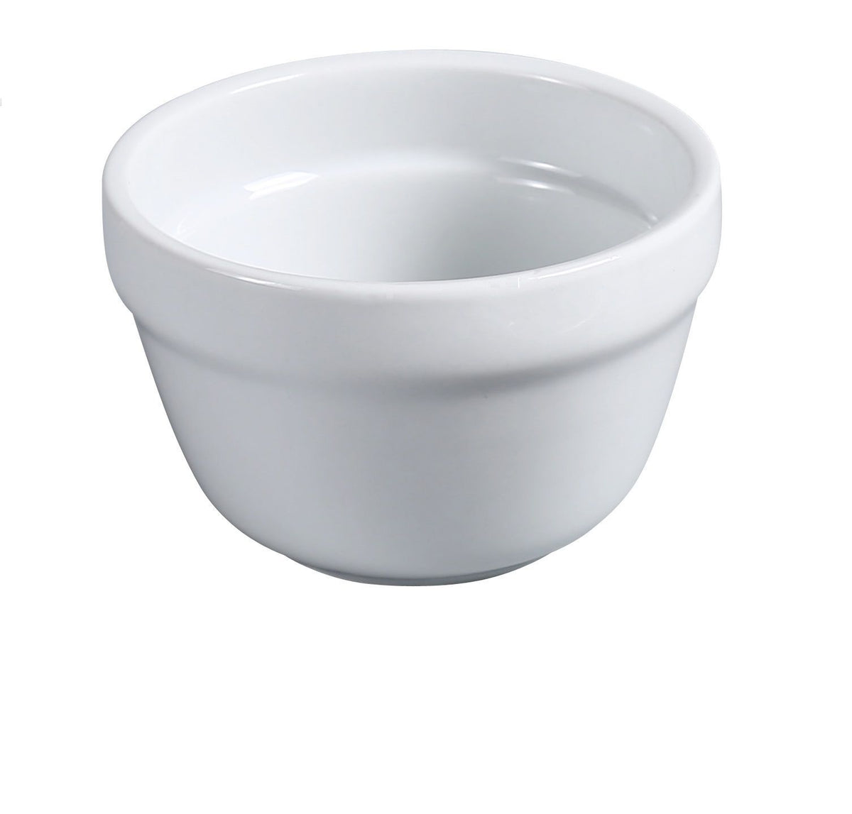 Yanco AC-4 - 7 Oz White Porcelain Bouillon Cup, 3-3/4" Dia, Dishwasher/Oven/Microwave Safe - Case of 36