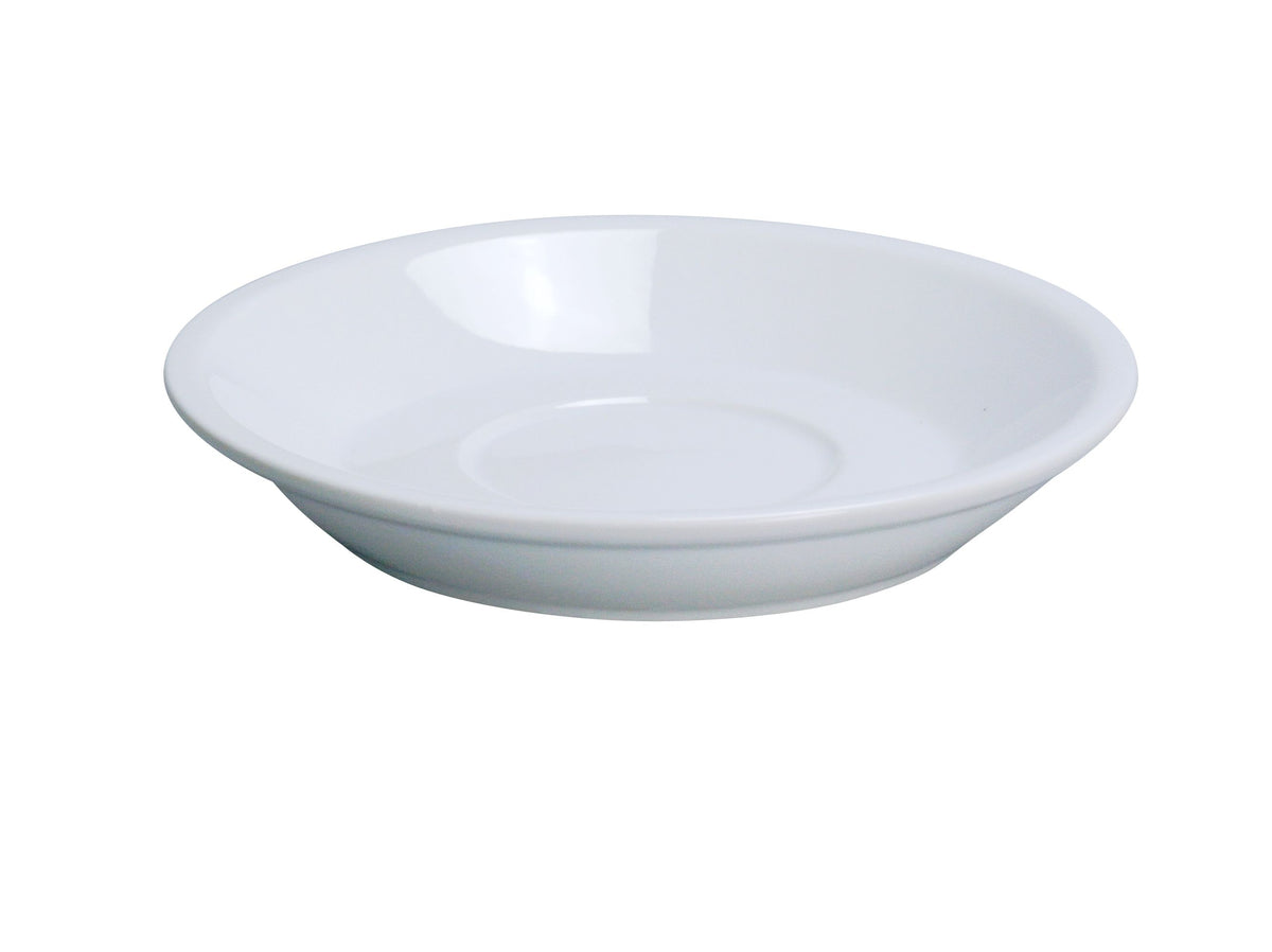 Yanco AC-57 Round Porcelain Saucer 6.5"-6.99" Super White, Dishwasher/Oven/Microwave Safe - Case of 36