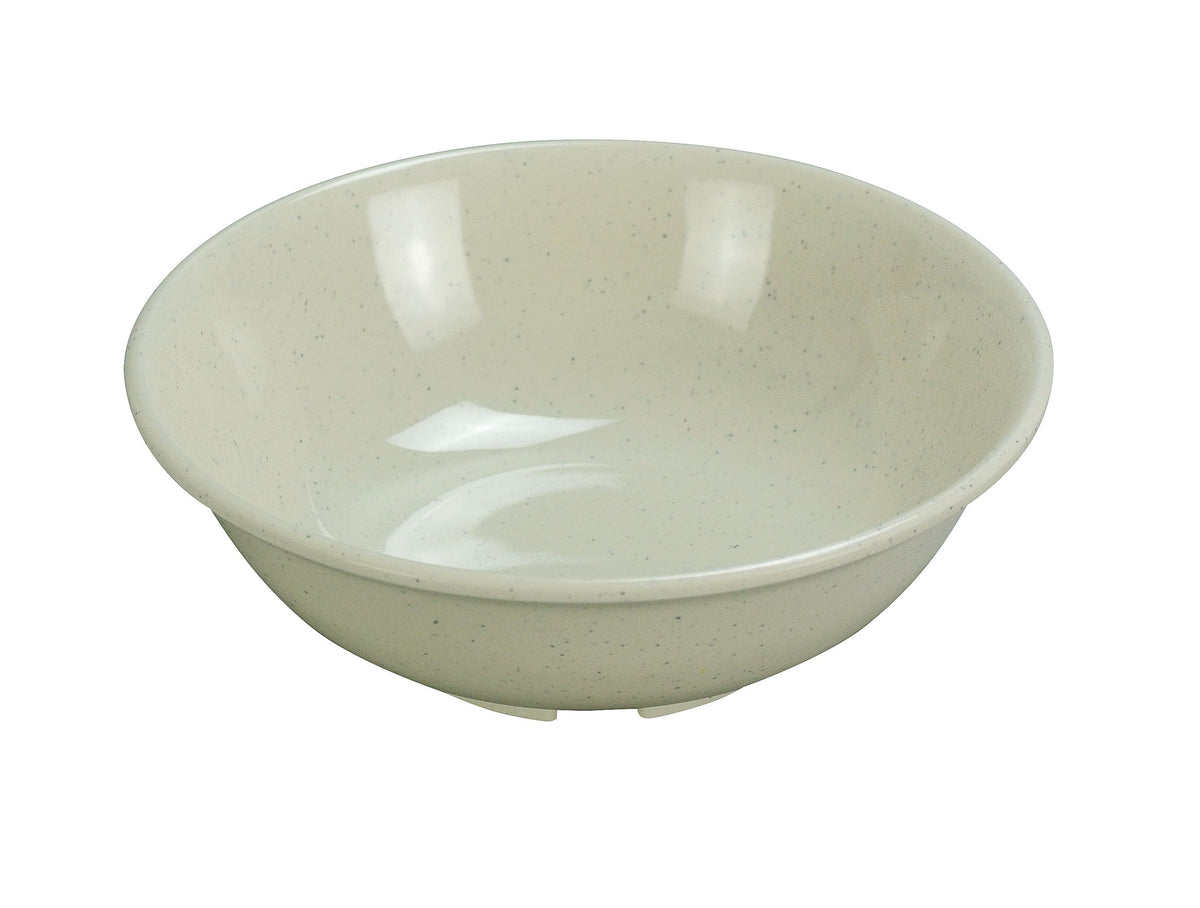Yanco AD-507 - 7.5" Diameter 32 oz Beige Melamine Soup Bowl, Heavy, Dishwasher Safe - Case of 48