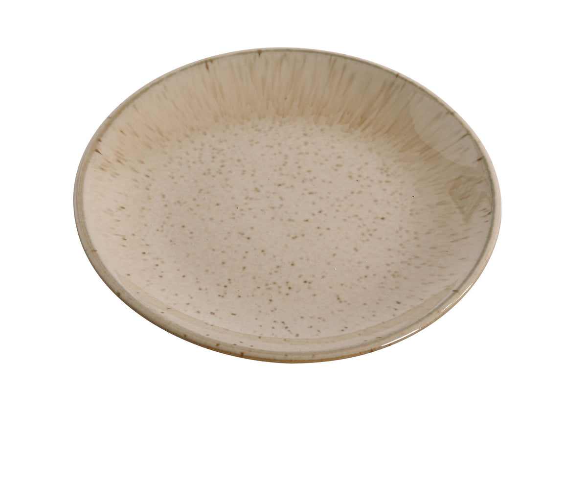 Yanco AG-107 Agate Round Plate 7" Dia x 0.75" H Coupe Rim Glazed Porcelain DW/OV/MW Safe - Case of 36
