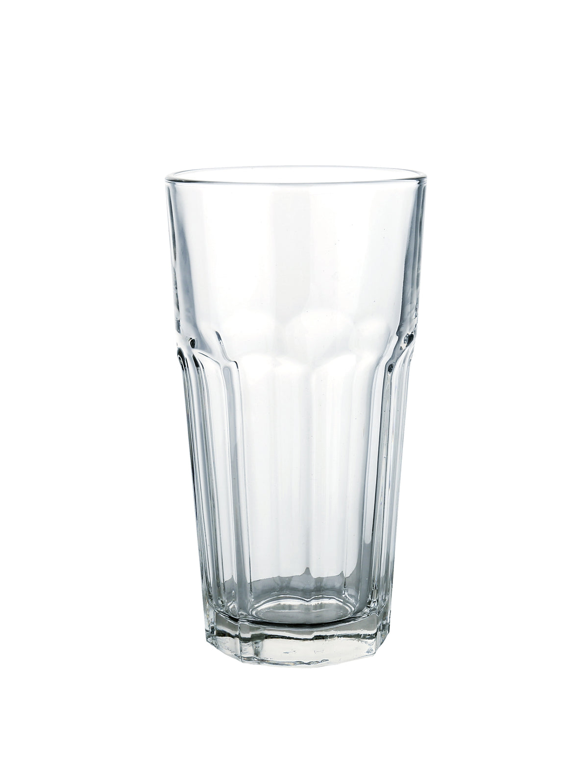 Yanco AM-112 Cooler, 12 oz Stemless Clear Lead-Free Crystal, 3 1/8" W x 3 1/8" D x 5 7/8" H, 1 Dozen - Case of 24