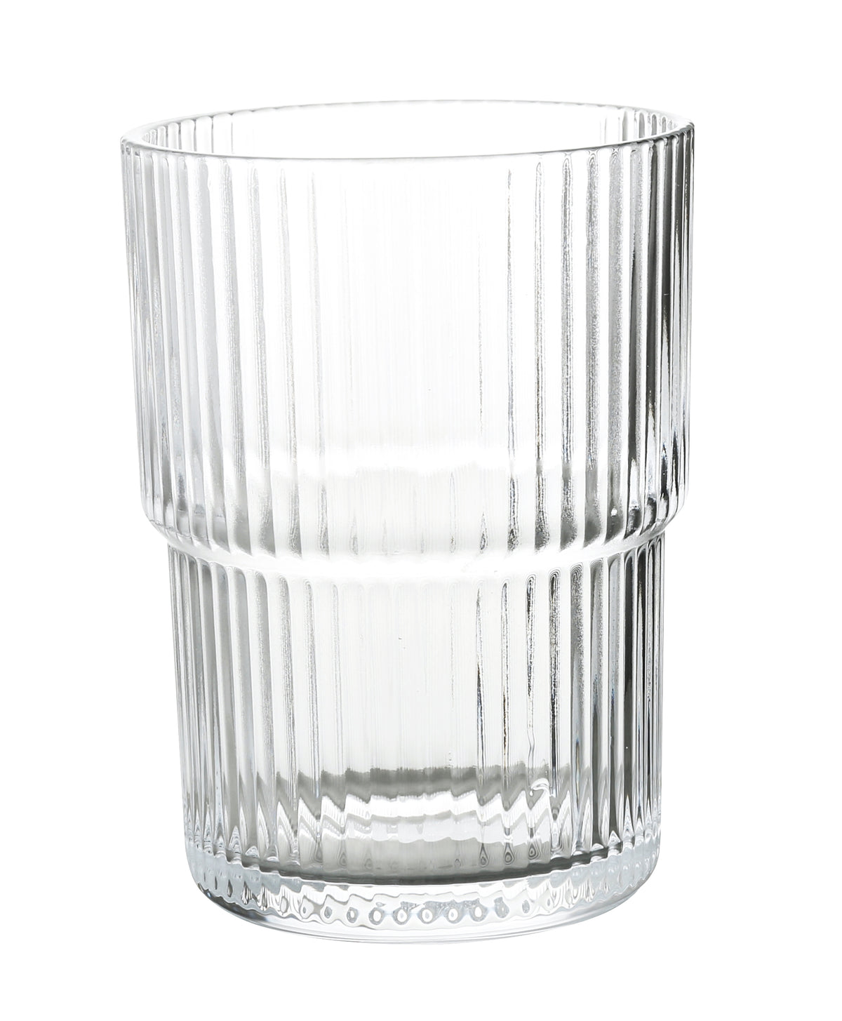 Yanco AM-214 Stemless Glass, 15 Oz Clear Aqua Mist, 4 3/4" x 3 1/2" x 2 7/8", Lead-Free, - 1 Dozen - Case of 24