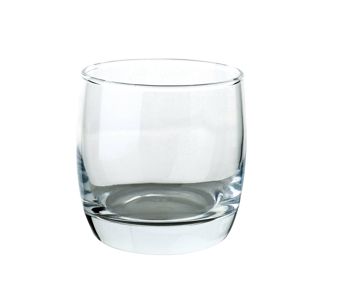 Yanco AM-406 Rocks Glass, 7 oz Clear Lead-Free Crystal, 2 7/8" W x 3" D x 3" H - Case of 24